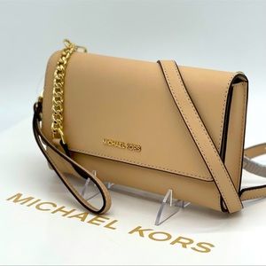 Michael Kors 3 in 1 Wristlet Clutch XBody Buff Bag